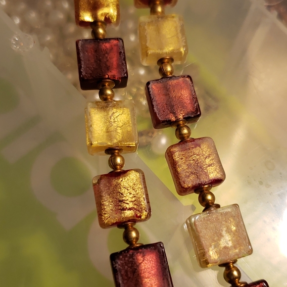 MURANO PIU GLASS NECKLACE - Picture 4 of 6